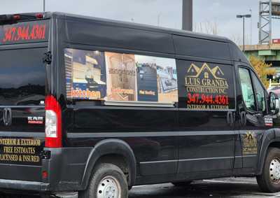 Luis Granda Construction INC. — photograph of the business's truck